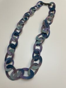Blue and purple chain